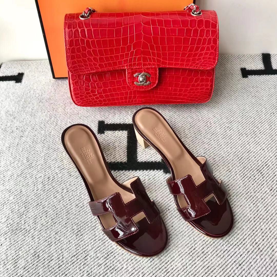 에르메스 올수공 오아시스 슬리퍼 샌들 페이던트 10